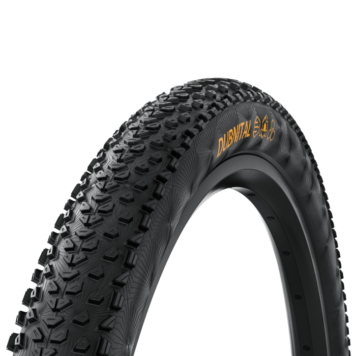 Continental MTB kerékpáros külsõ gumi 55-622 Dubnital Race Rapid 29x2,2, tubeless ready, fekete/fekete hajtogathatós Skin