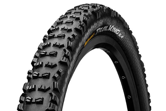 Continental MTB kerékpáros külsõ gumi 60-584 Trail King ShieldWall 27,5x2,4, tubeless ready, fekete/fekete, Skin hajtogathatós