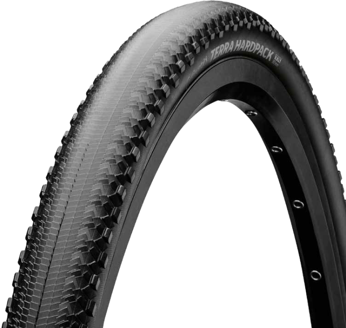 Continental gravel-cyclocross kerékpáros külsõ gumi 50-584 Terra Hardpack ShieldWall 27,5x2,0, tubeless ready, fekete/fekete hajtogathatós