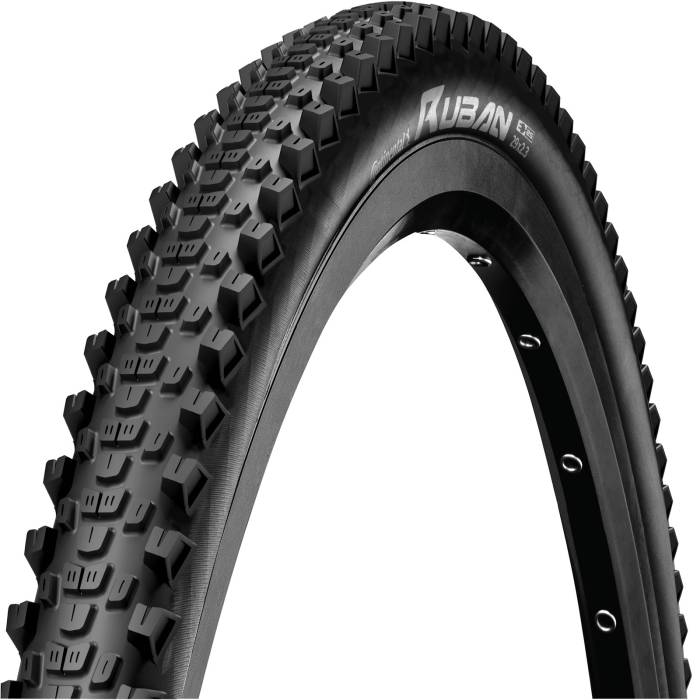 Continental MTB kerékpáros külsõ gumi 58-622 Ruban ShieldWall 29x2,3, tubeless ready, fekete/fekete hajtogathatós Skin SL