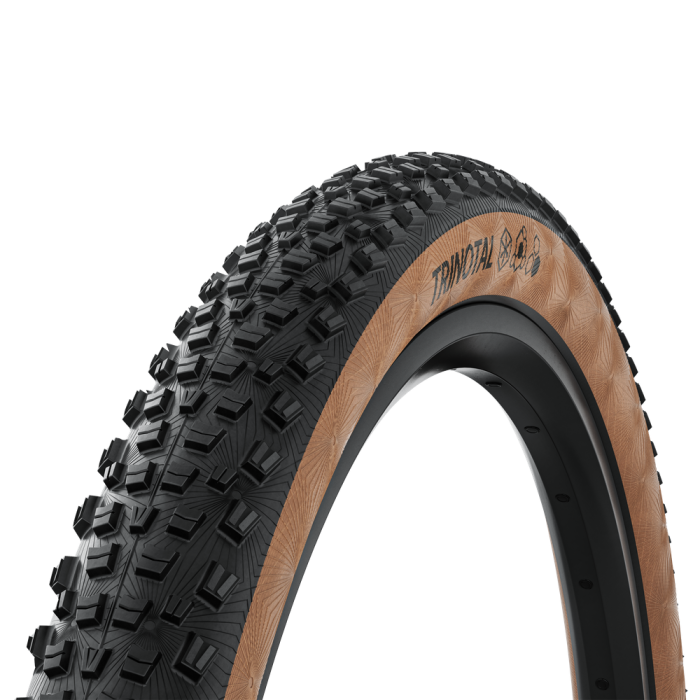 Continental MTB kerékpáros külsõ gumi 60-622 Trinotal Trail Rapid 29x2,4, tubeless ready, fekete/transparent hajtogathatós Skin