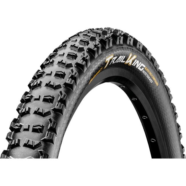 Continental MTB kerékpáros külsõ gumi 70-584 Trail King ProTection Apex 27,5x2,8, tubeless ready, fekete/fekete, hajtogathatós SL