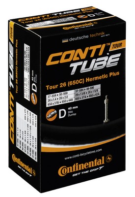 Continental kerékpáros belsõ gumi 47/62-584/622 Tour 28 wide Hermetic Plus D40 dobozos (Egységkarton: 25 db)