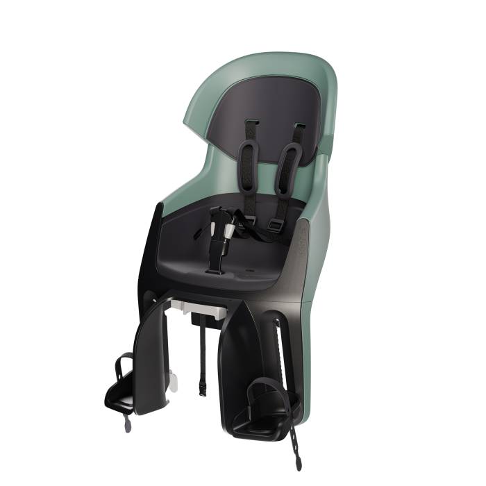 Bobike hátsó gyerekülés EXCLUSIVE Evolve maxi, csomagtartóra szerelhetõ, dönthetõ, magasságban állítható extra fejtámasszal és rugós csillapítással, borsmenta