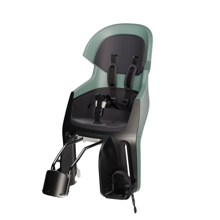 Bobike hátsó gyerekülés EXCLUSIVE Evolve maxi, vázra szerelhetõ, dönthetõ, magasságban állítható extra fejtámasszal és rugós csillapítással, borsmenta