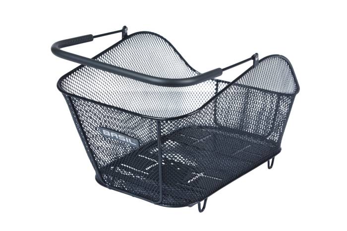 Basil hátsó kosár Icon M Multisystem NX (kompatibilis felfogatások: MIK, RackTime, AtranVelo, UK,IR, ML,CM, Acid) ,fekete