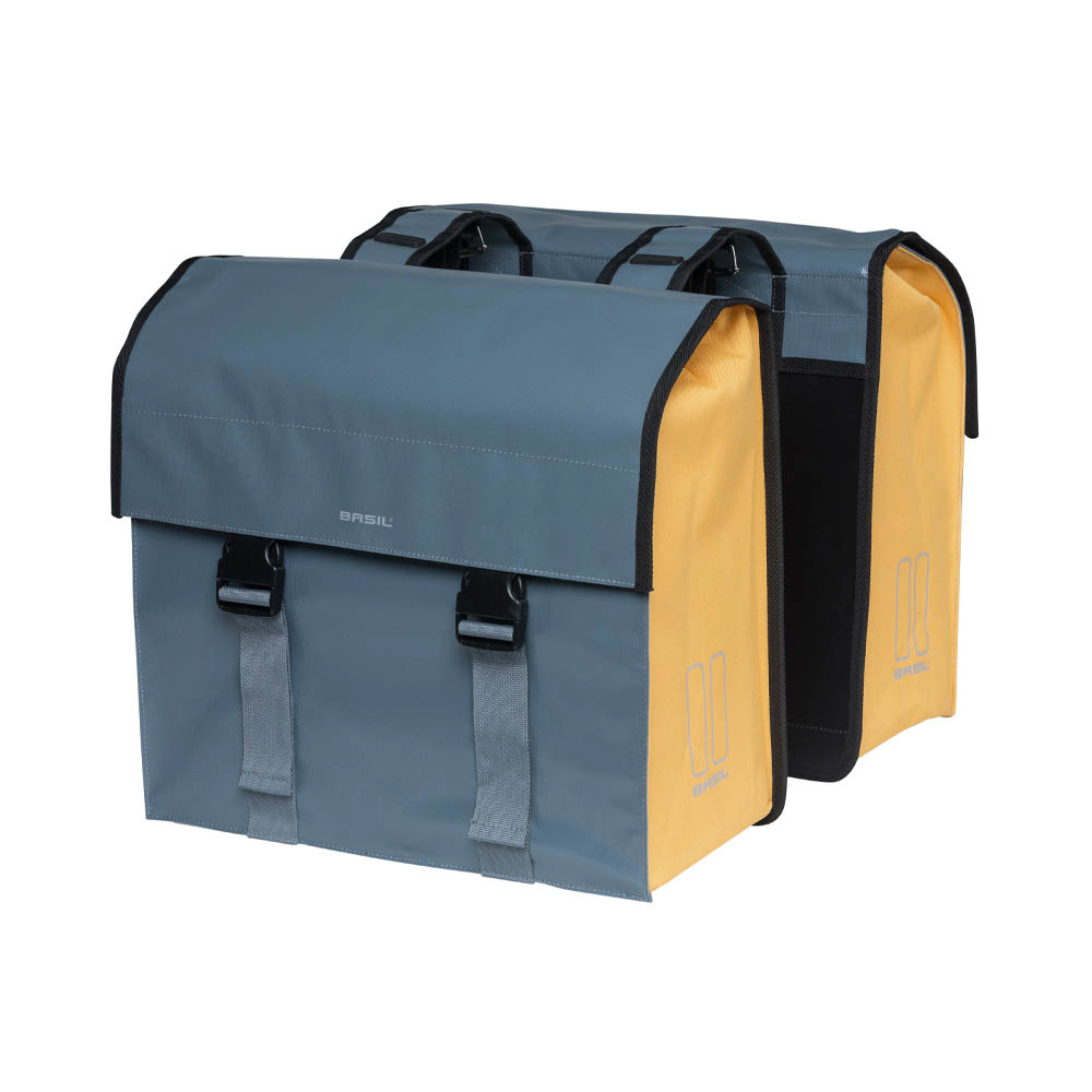 Basil dupla táska Urban Load Double Bag, Universal Bridge System, szürke