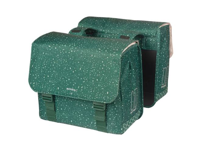 Basil dupla táska Flair Double Bag, Universal Bridge System, zöld