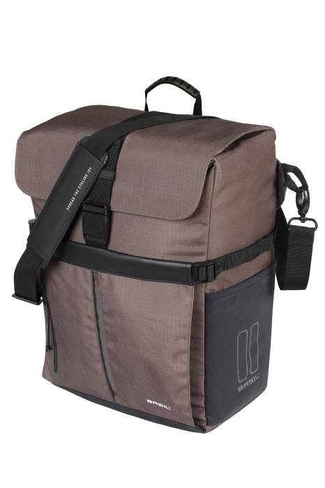 Basil egyoldalas táska Move Commuter Bag, MIK Hooks, barna