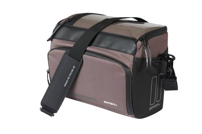 Basil kormánytáska Move Handlebar Bag, KF kompatibilis, kormányadapter nélkül (TBA 70177), barna