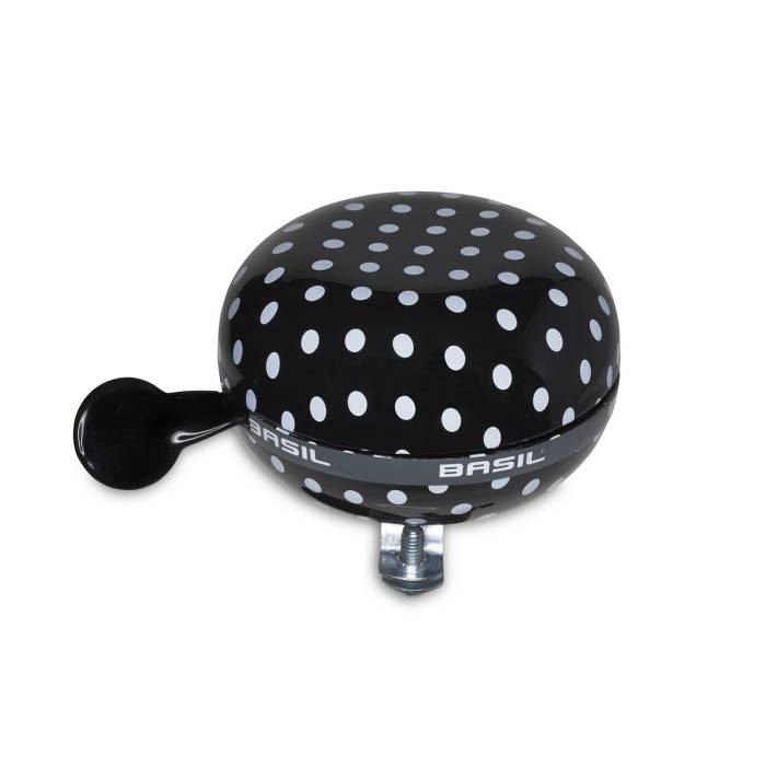 Basil csengõ Polkadot Big Bell, fekete fehér pöttyös