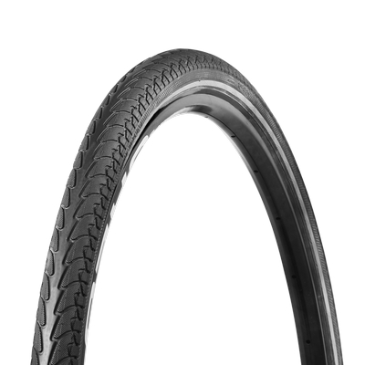 Vee Tire kerékpáros külsõ gumi 47-559 26x1,75 VRB292 Easy Street, 1,5mm defektvédelemmel, reflektoros, fekete (B29217)