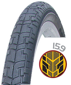 Vee Rubber kerékpáros külsõ gumi 26x1,75 VRB159 fekete/fehér (VRB212 helyettesítõje)