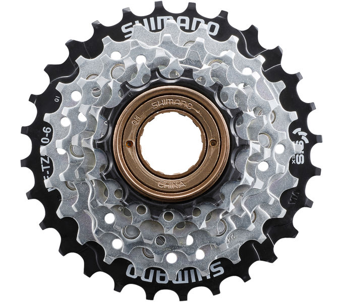 Fogaskoszorú Shimano 6-os menetes 14-28f ezüst / fek.