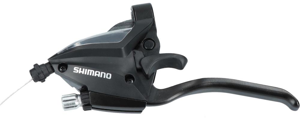 Fékváltókar Shimano Altus bal 3-as Ez-fire fekete 4-ujjas v-fékhez