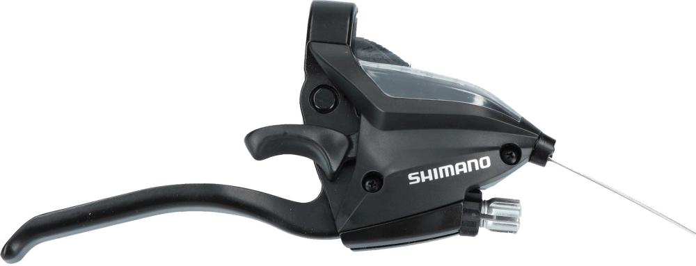 Fékváltókar Shimano Altus jobb 7-es ez-fire fekete 4-ujjas v-fékhez