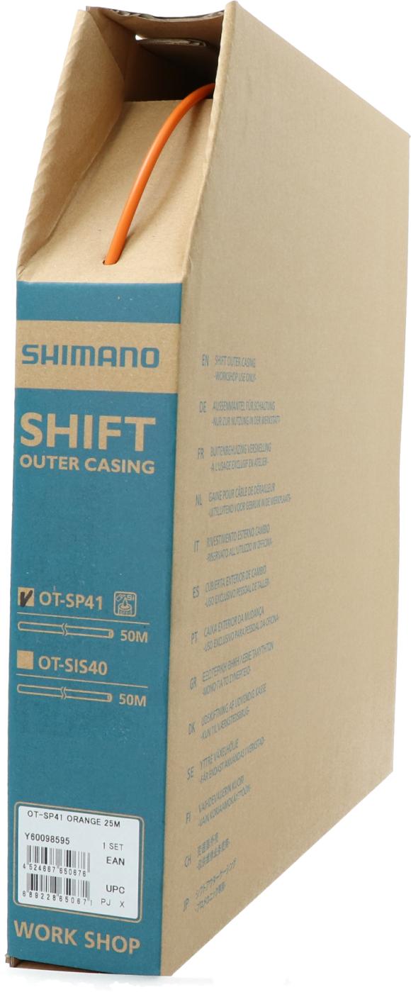 Váltóbowdenház Shimano ot-sp41 narancs 1m!