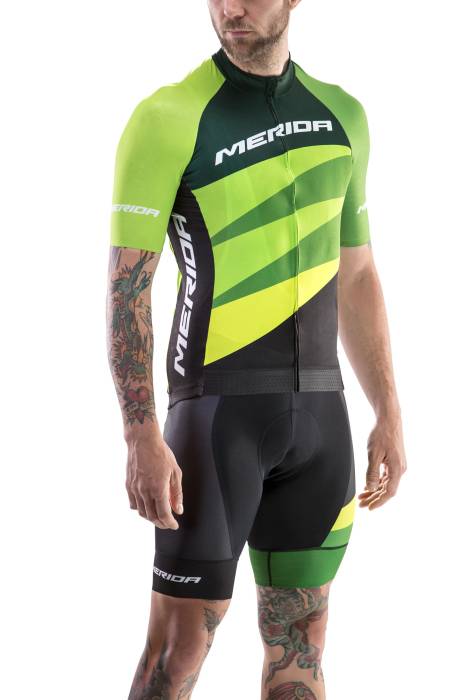 Mez merida cx design pro rövid zöld fekete végig cipzár - 740703-1015