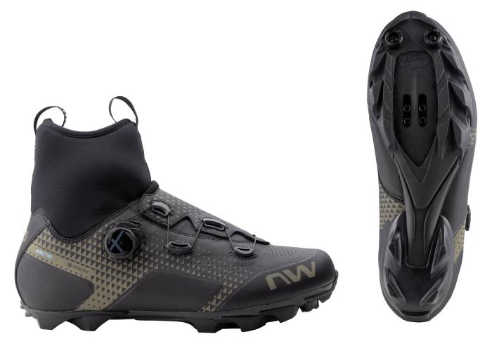 Cipő northwave mtb celsius xc arctic gtx, 42 téli, fekete/zöld