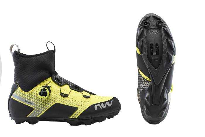 Cipő northwave mtb celsius xc arctic gtx, 38 téli, fluo sárga/fekete