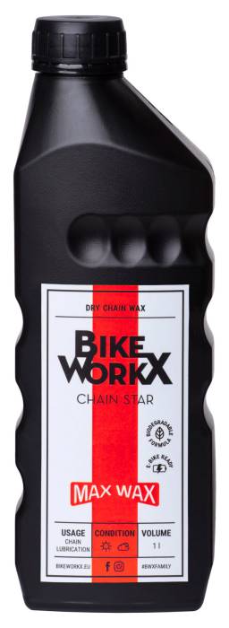 Lánckenő bikeworkx chain star wax 1 liter
