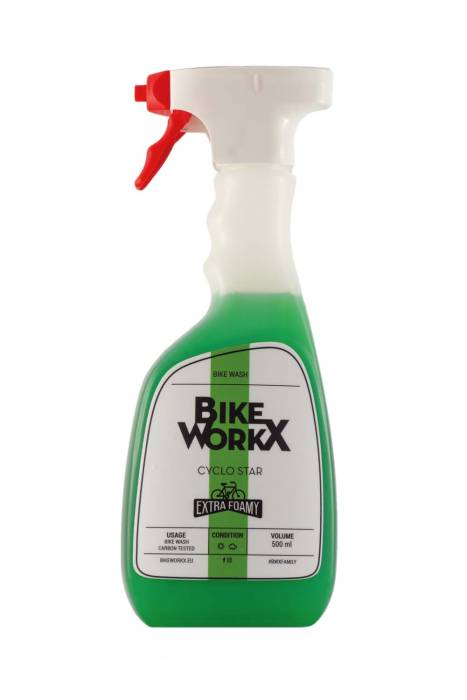Tisztítószer bikeworkx greener cleaner hab spray 500 ml - cyclobike/500
