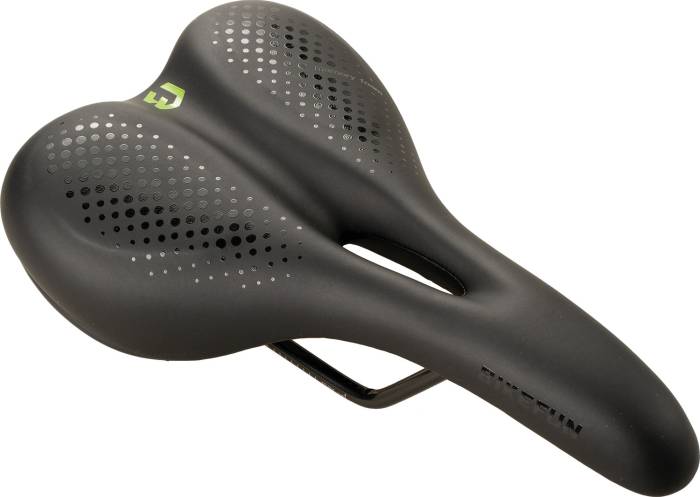 Nyereg bikefun modena sport trekking fekete memory foam - d390mf