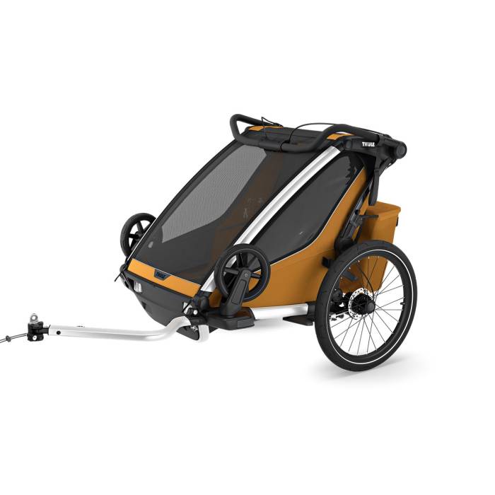 Utánfutó thule chariot sport 2 double arany/fekete