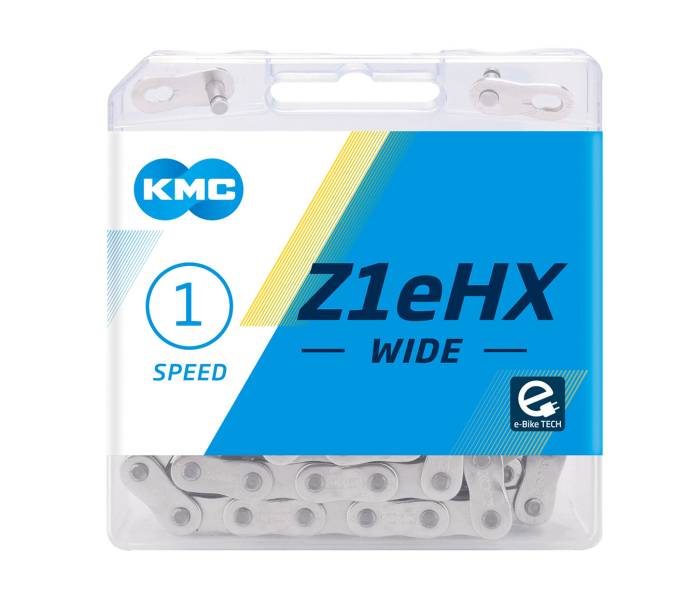 KMC Z1 EHX-W agyváltóhoz 1/2x1/8 112l sötét ezüst (z510h)