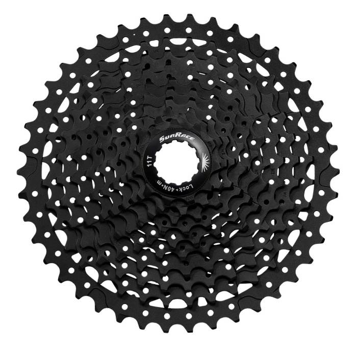 Sunrace CSMS3 (11-40) 10 sebességes fogaskeréksor [fekete, 11-40]