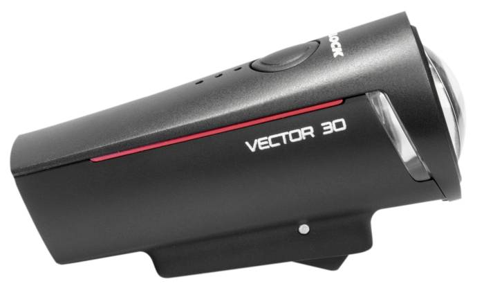 Trelock LS 300 I-GO® Vector 30 + LS 740 Vector akkumulátoros első+hátsó lámpa