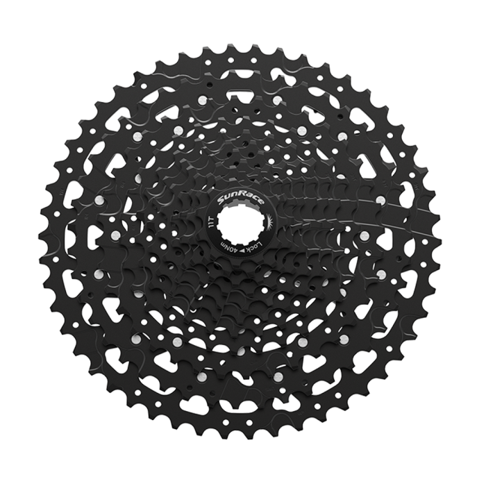 Sunrace CSUX400 (Cues&Linkglide) 11 sebességes fogaskeréksor [fekete, 11-50]