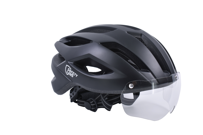 Safety Labs Expedo kerékpáros sisak [matt fekete, 54-57 cm (M), Csomagolás nélküli]