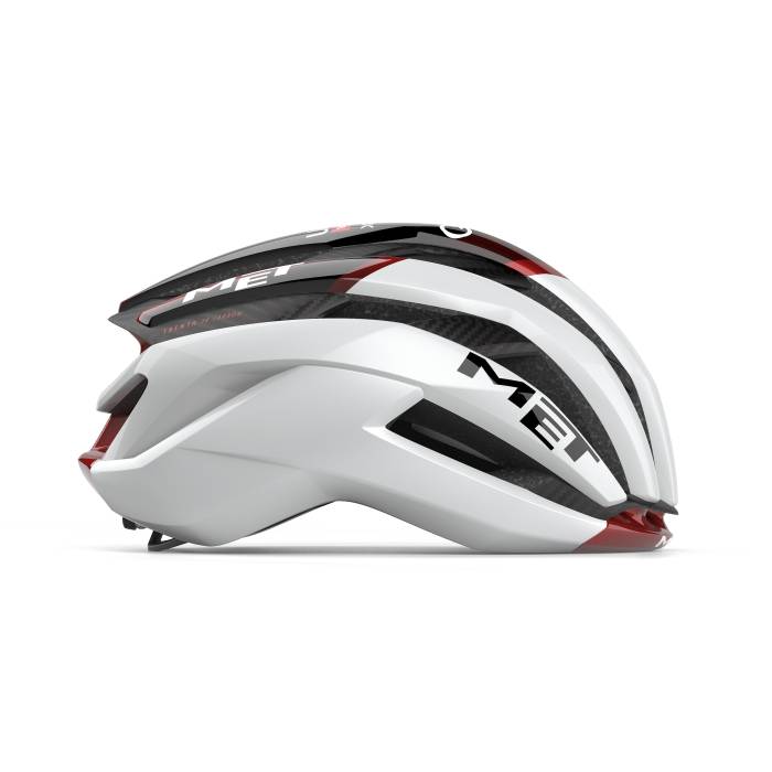 MET Trenta 3K Carbon Mips® UAE Team Emirates–XRG 2026 kerékpáros sisak [piros-fehér, 58-61 cm (L)]