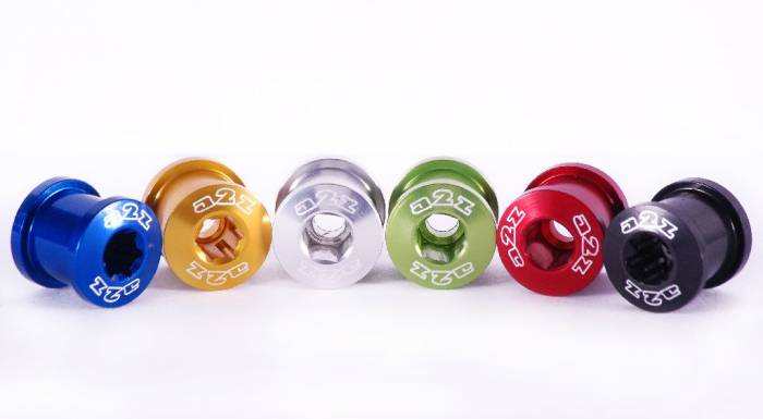 a2Z 7075-T6 alu lánctányér csavar 2x hajtóműhöz [lila, 5 pár]